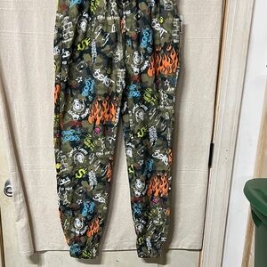 Fresh Prints of Bel-air Camouflage Graffiti Joggers